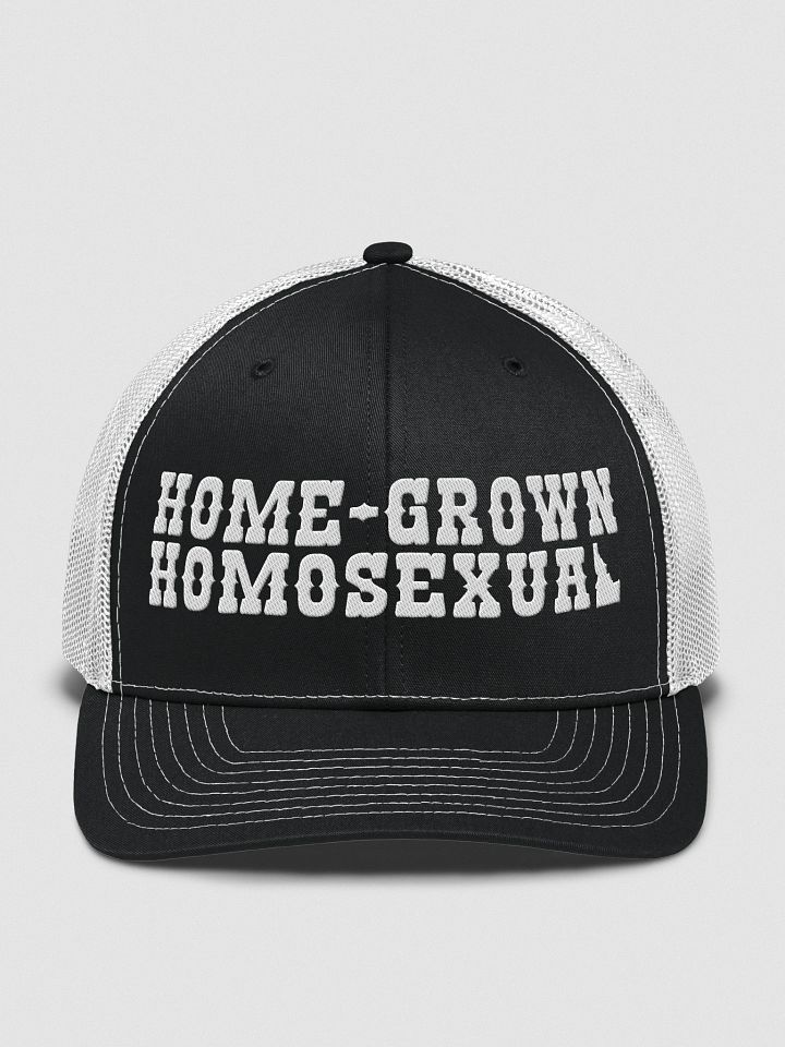 "HOME-GROWN HOMOSEXUAL" dark hat product image (1)