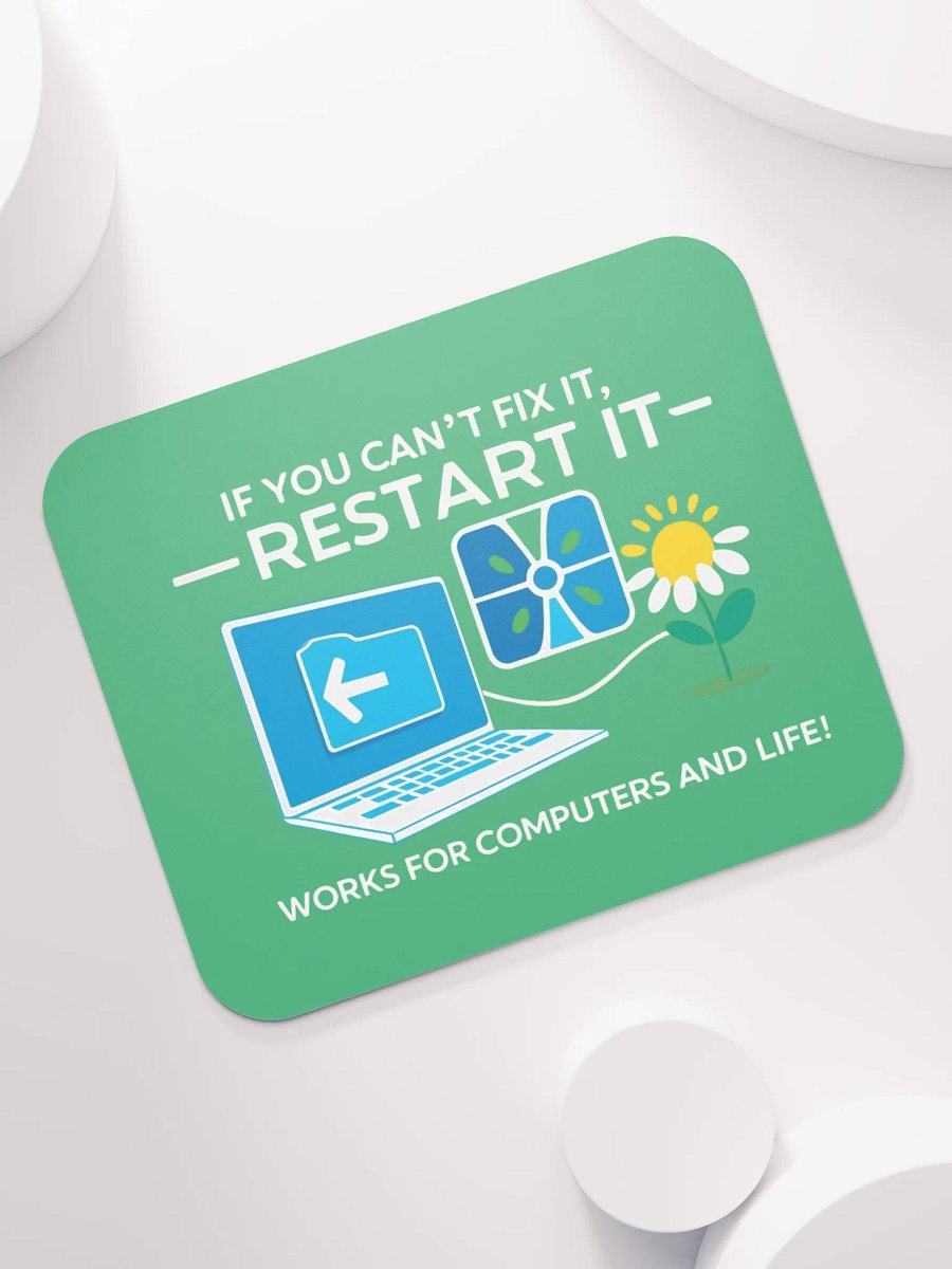 Restart & Refresh Mouse Pad product image (7)