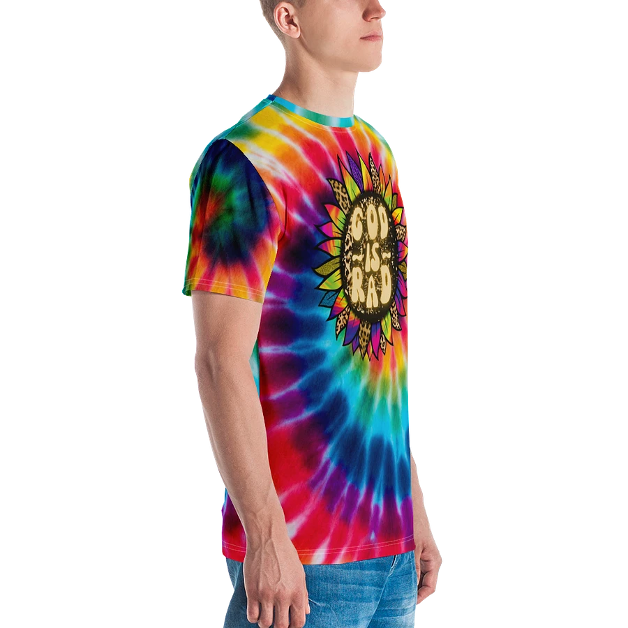 God Is Rad Tie Dye Leopard Sunflower T-Shirt product image (4)