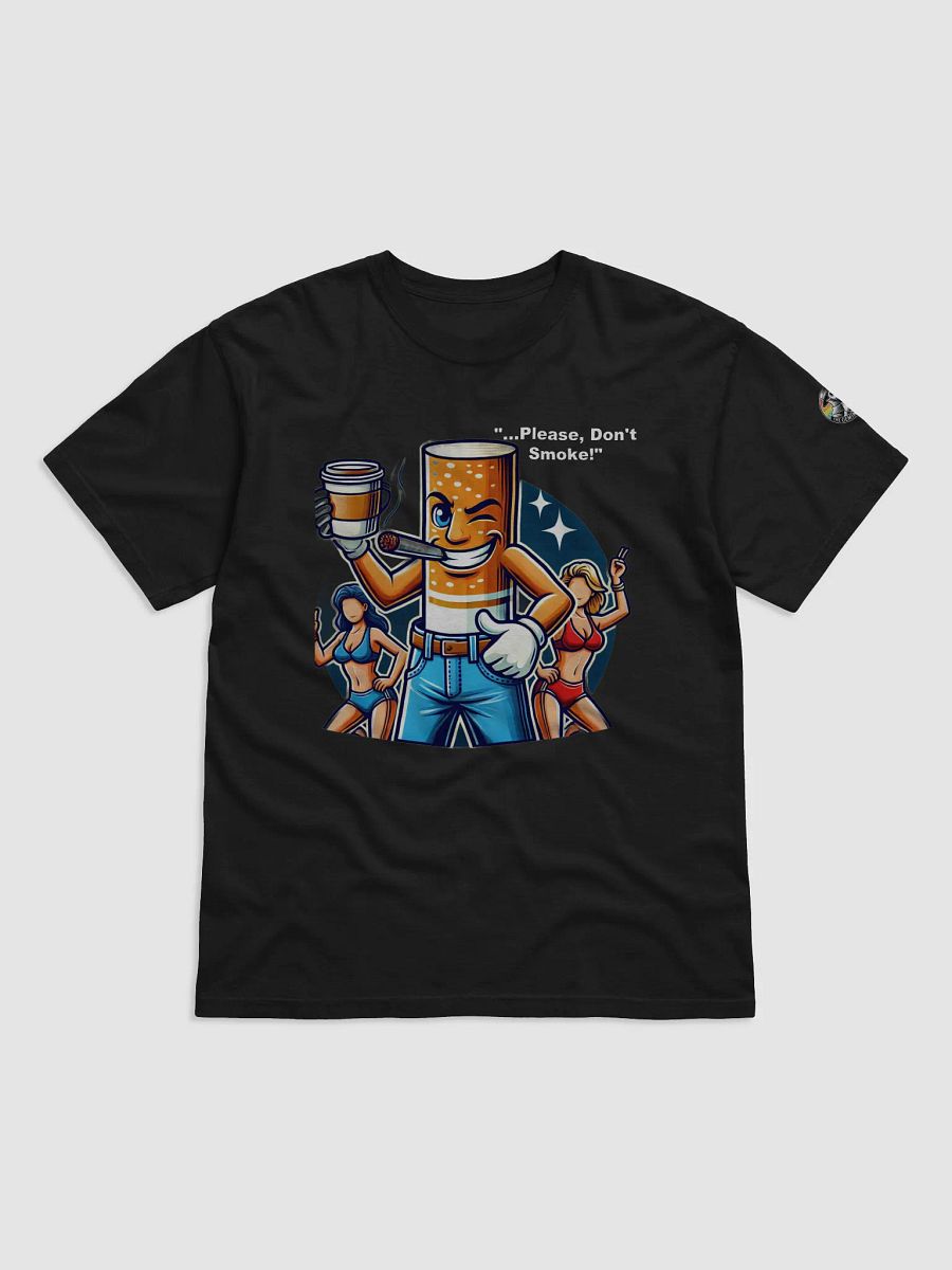 🔥 Official 'Bum Status' "No Caffeine, No Nicotine" T-Shirt 💀 with The Gemini Twins! Logo on Sleeve 🎭 product image (1)