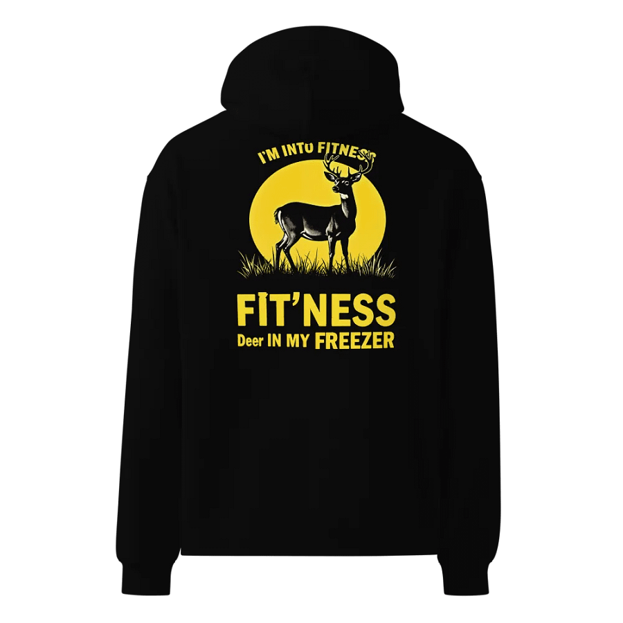 I’m into Fitness Fit’Ness Deer in My Freezer Hoodie product image (7)