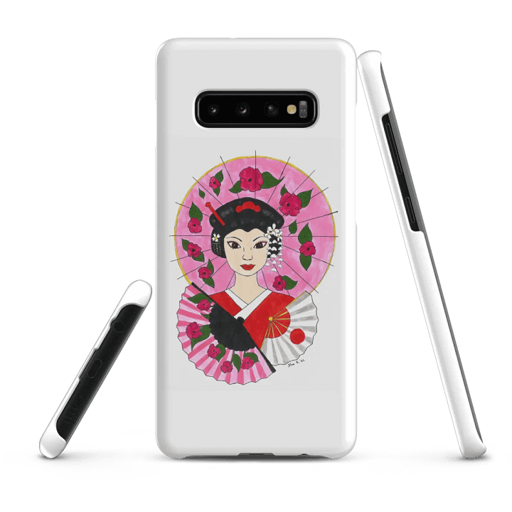 Japanese Geisha (art by Dina R.) acrylic painting picture - Snap Case for Samsung Galaxy S Models product image (3)