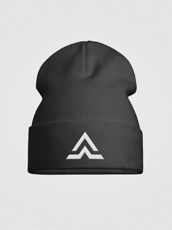 Azoh's White Marble Branded Beanie product image (1)