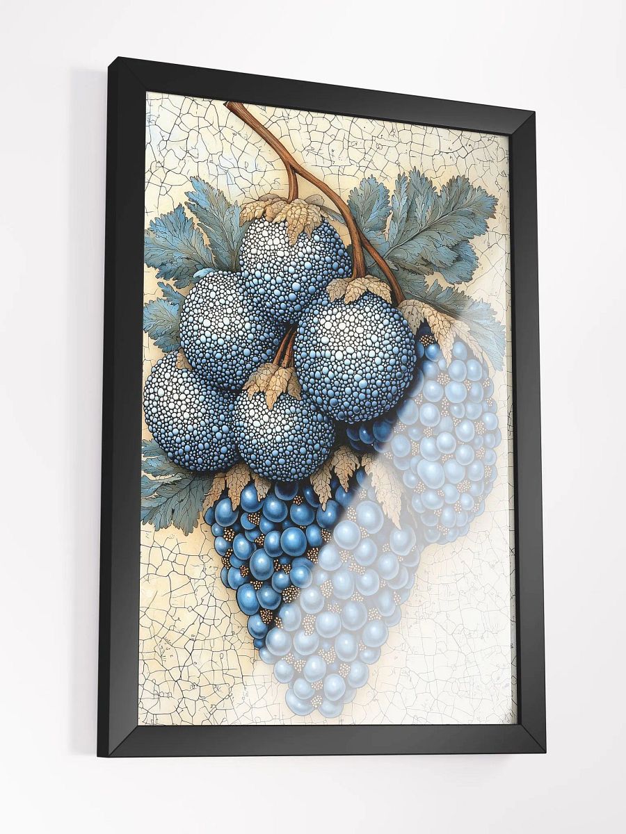 Forest Jewels: Mystical Poster of Enchanted Blue Berries product image (3)