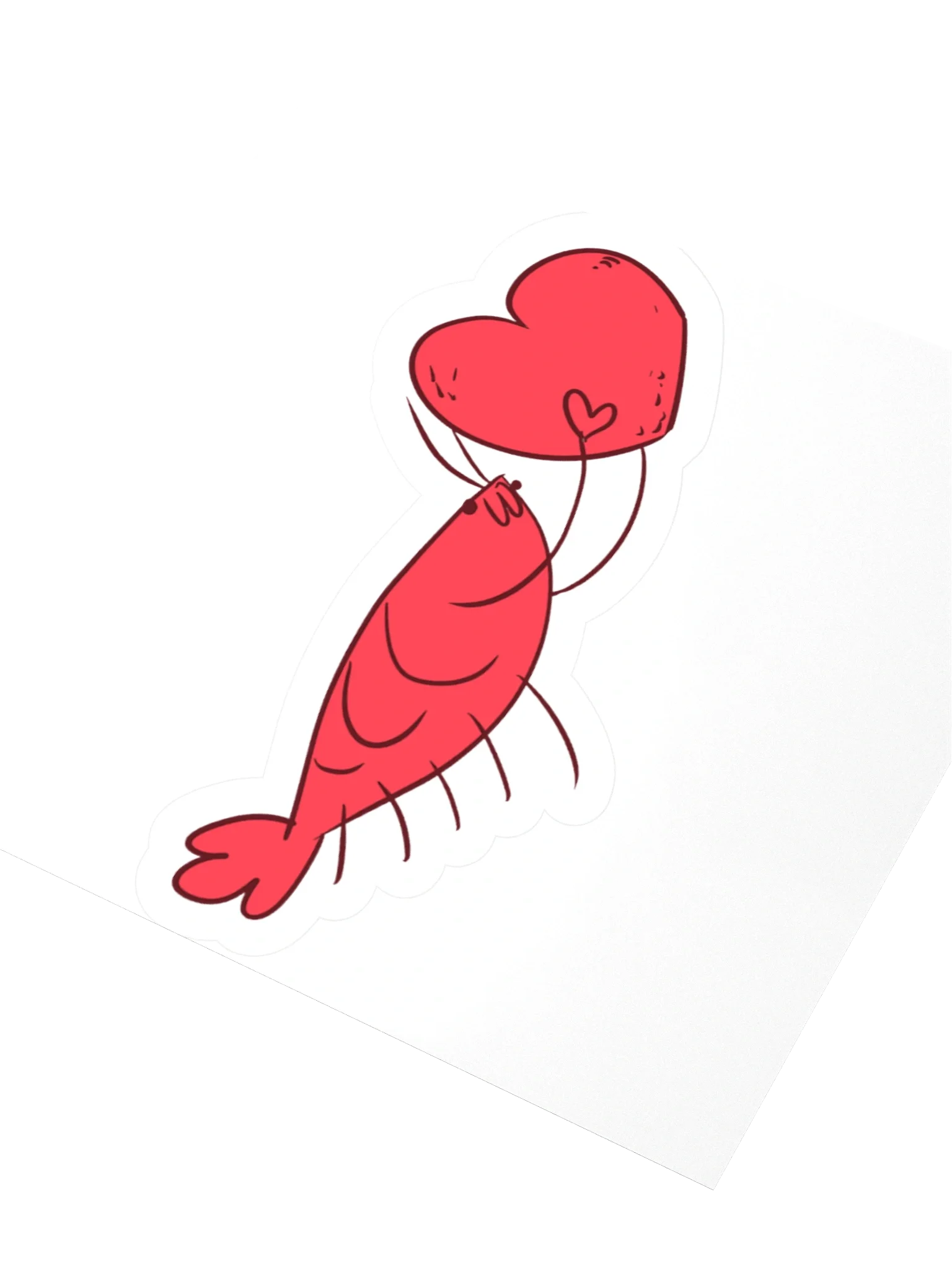 SHRAMPS - Red Sticker product image (7)