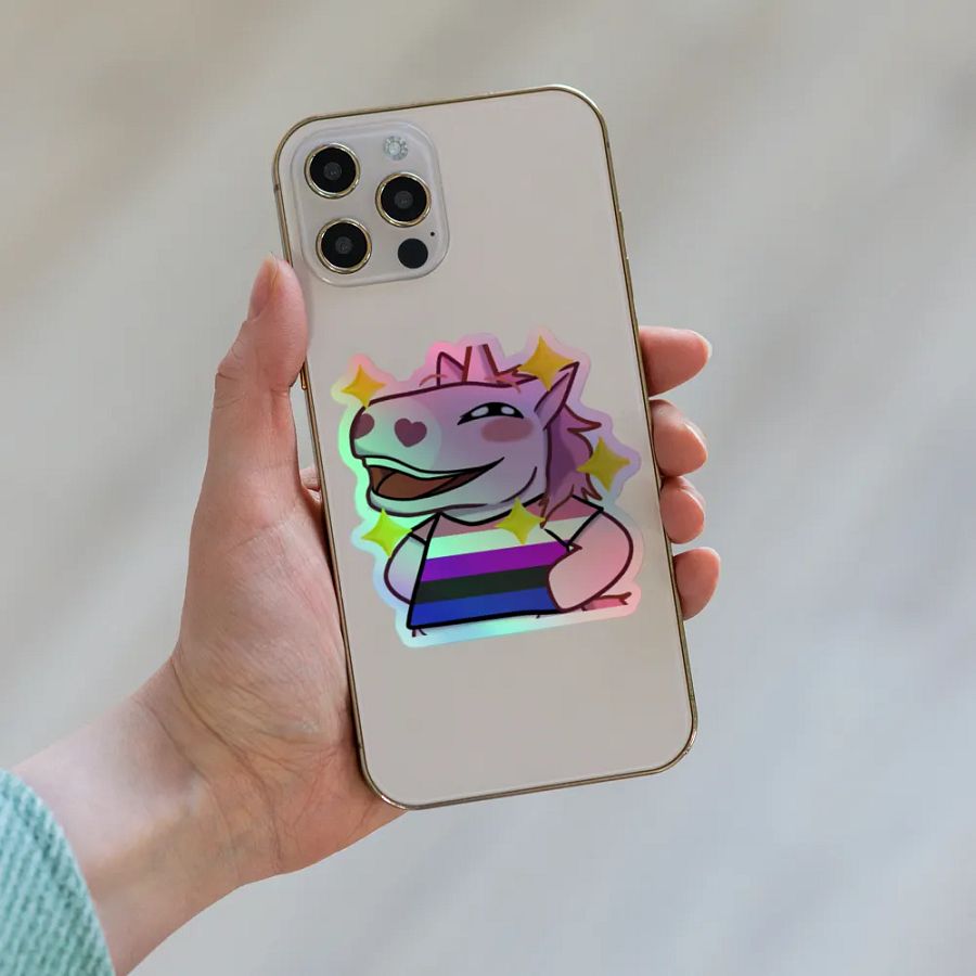 GENDER FLUID Pride Holographic Sticker product image (8)