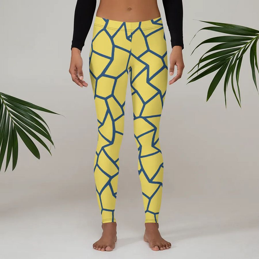 Cracked Mosaic All-Over Leggings product image (3)