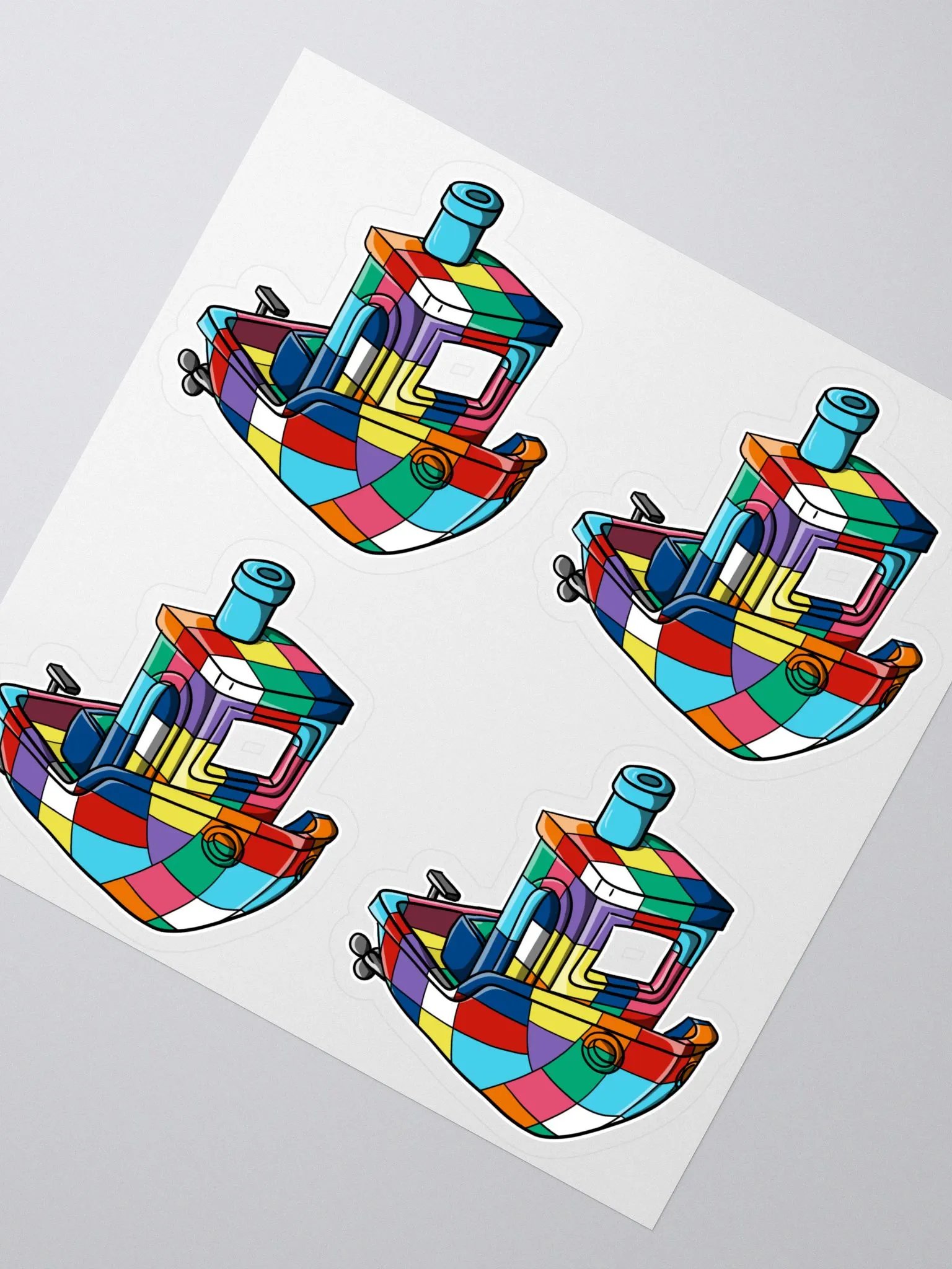 Benchy Boat Stickers product image (2)