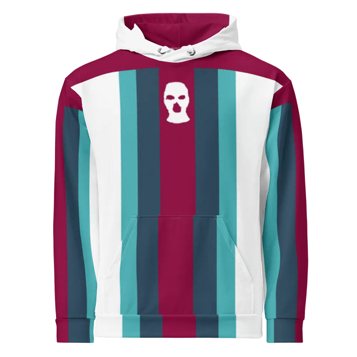 WHITE SKI MASK BLEND HOODIE product image (1)