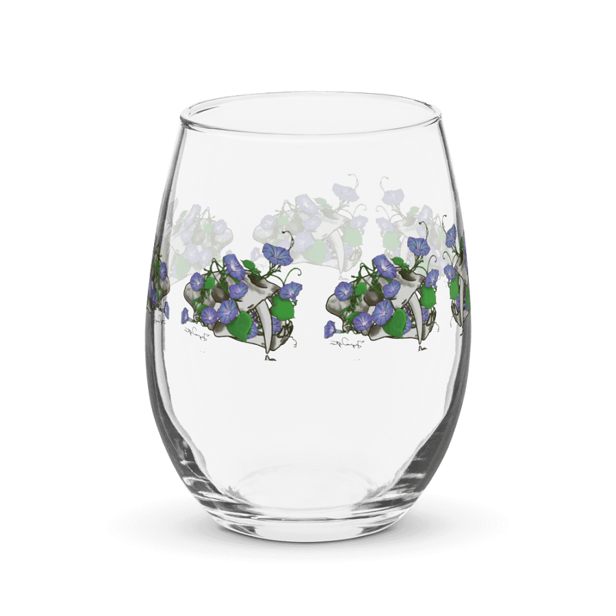 Morning Glory Smilodon Wine Glass product image (2)