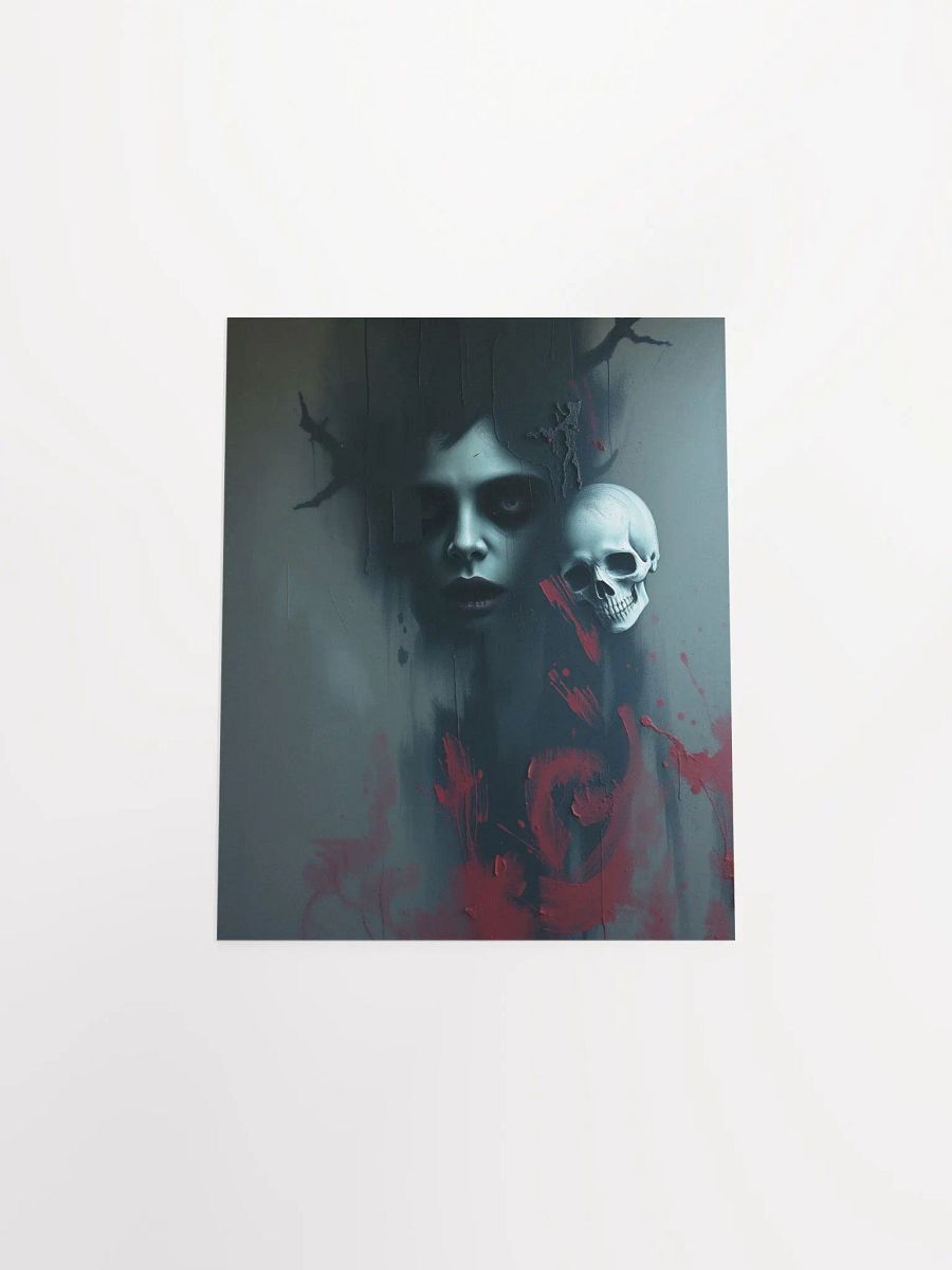 Face and Skull Matte Poster product image (6)