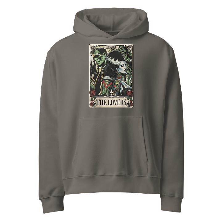 The Monster Frankenstein And Bride The Lovers Tarot Card Hoodie product image (6)