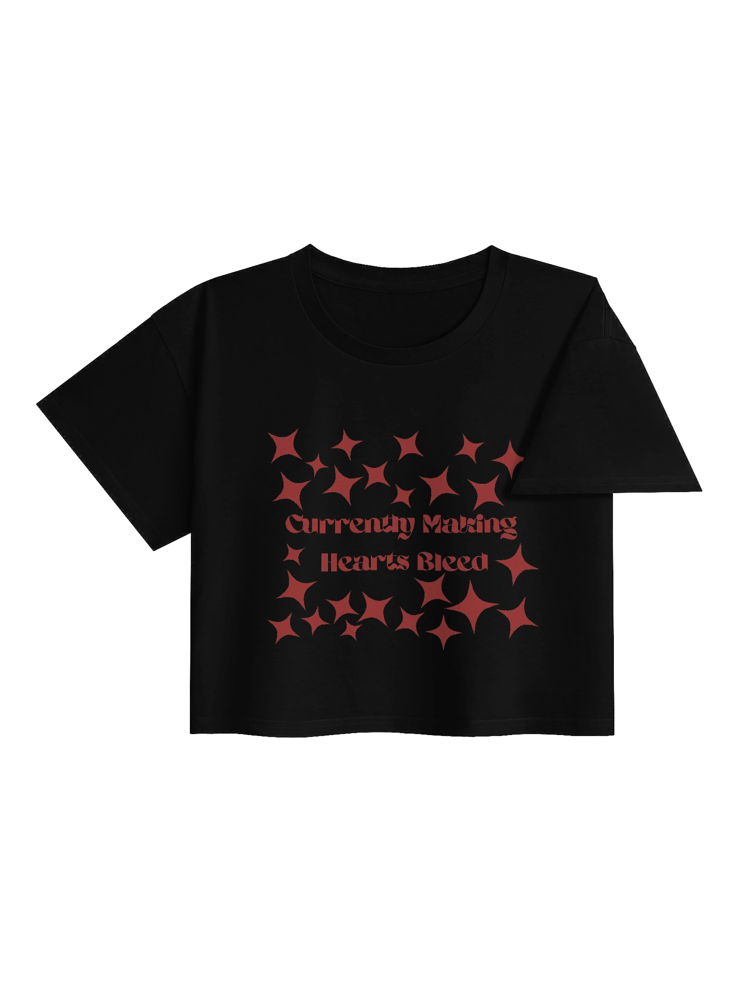 Currently Making Hearts Bleed Women's Crop Top product image (4)