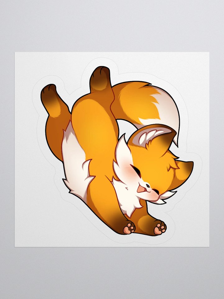 Stretchy Fox Stickers product image (1)