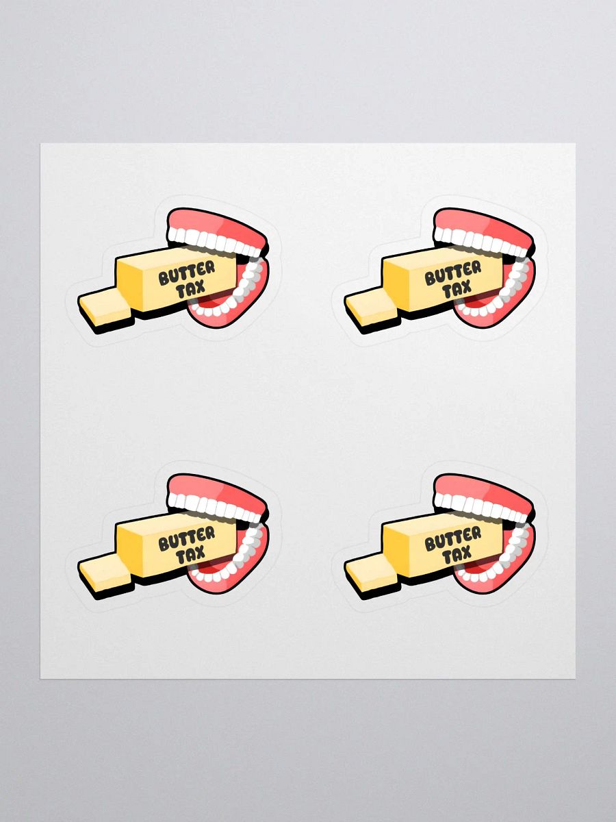 Butter Tax | 4 Sticker Pack product image (1)
