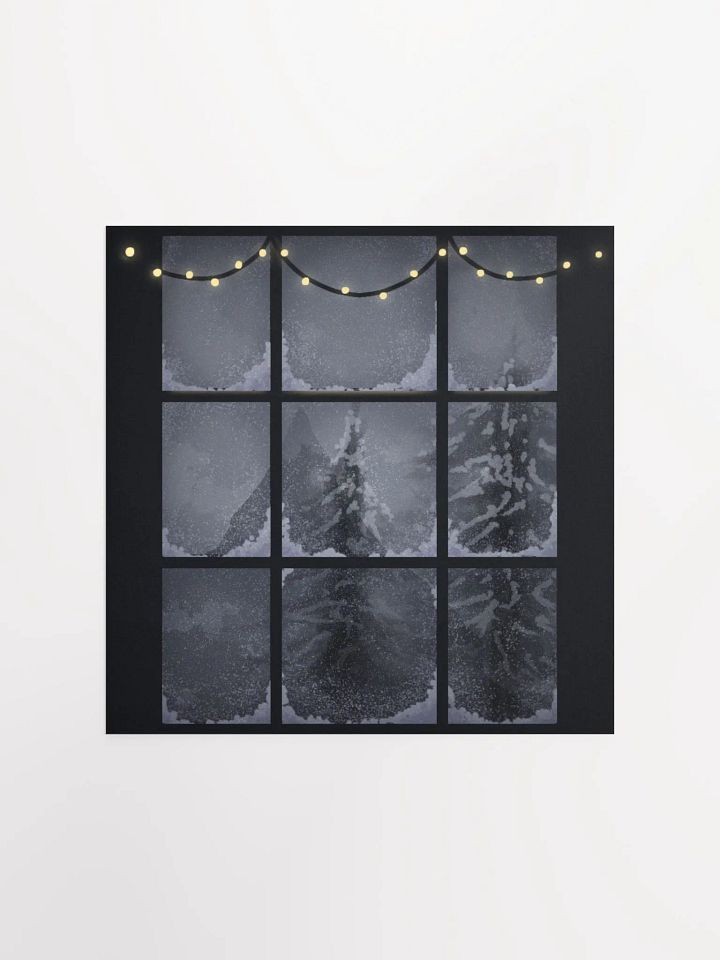 Frosty Window Poster product image (1)