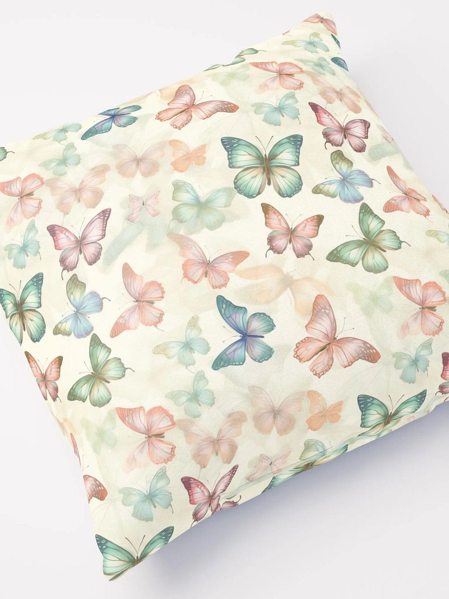 Pillow with butterfly print product image (4)