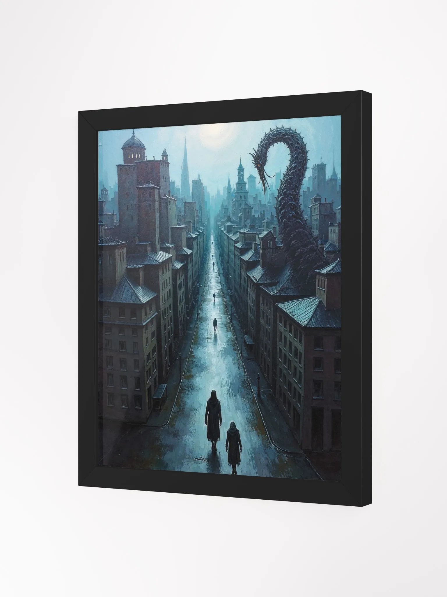 Surreal Metropolis Framed Print product image (8)