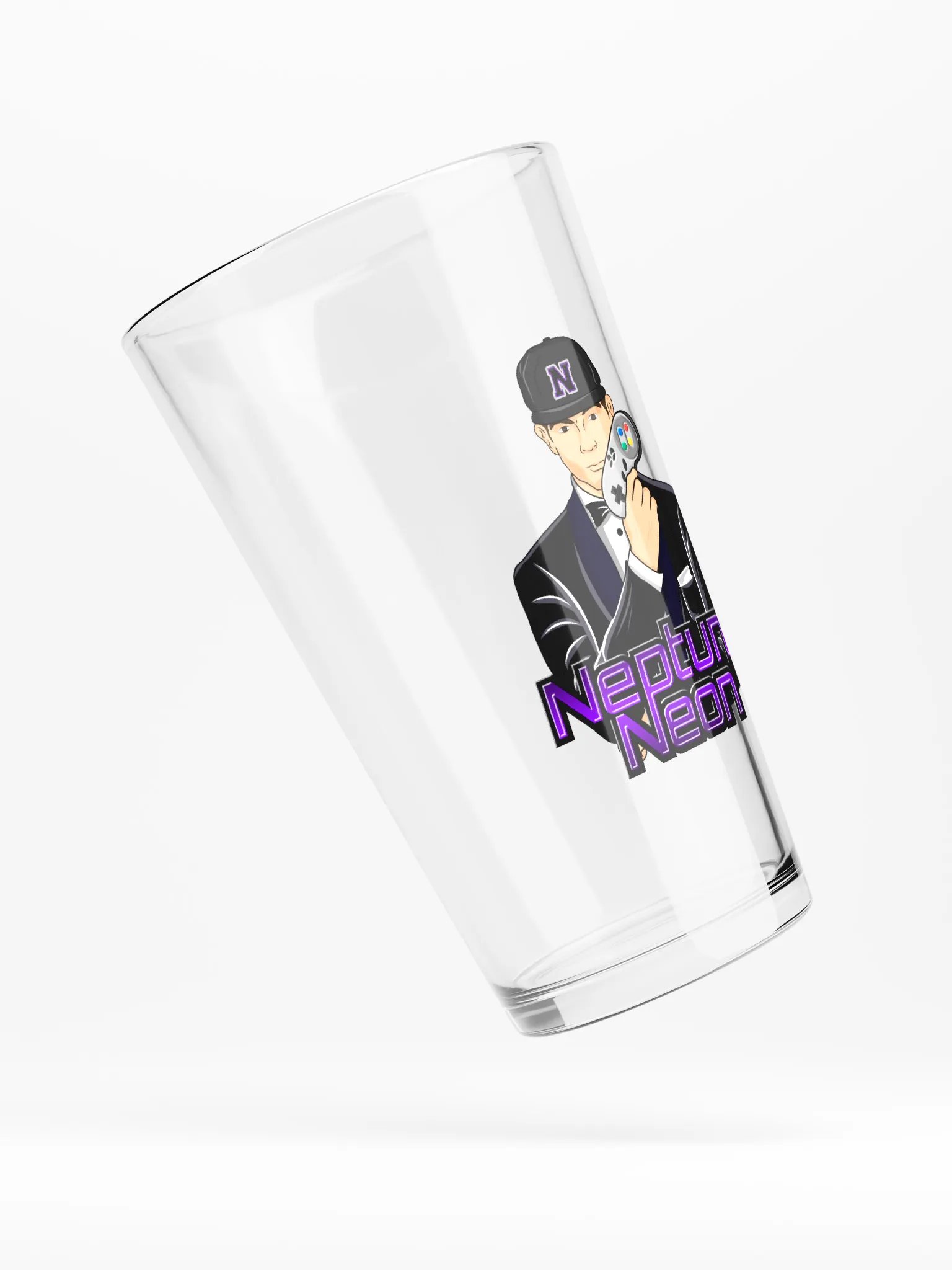 Neptune Neon Gaming Shaker Pint Glass product image (4)