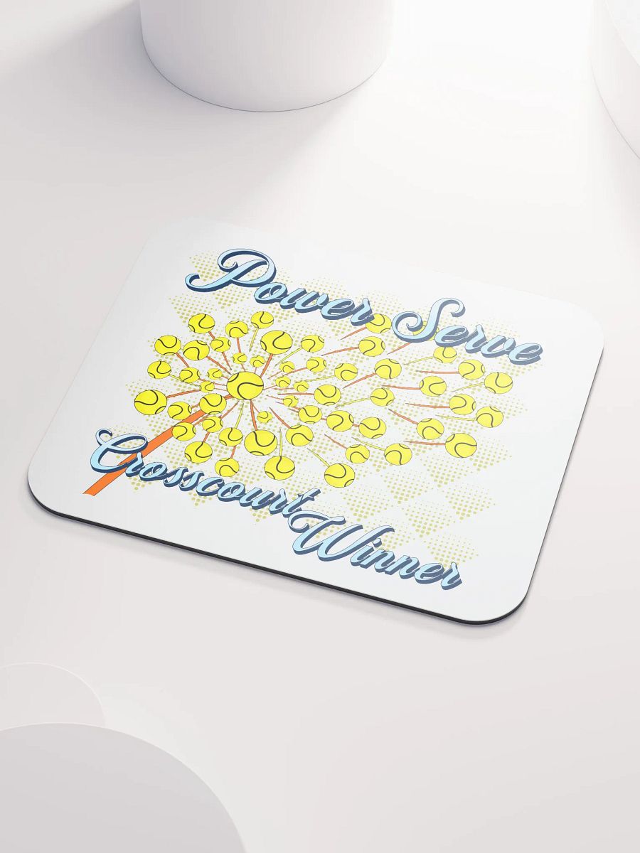 Dandelion Tennis Power Server Crosscourt Winner Mouse Pad product image (3)