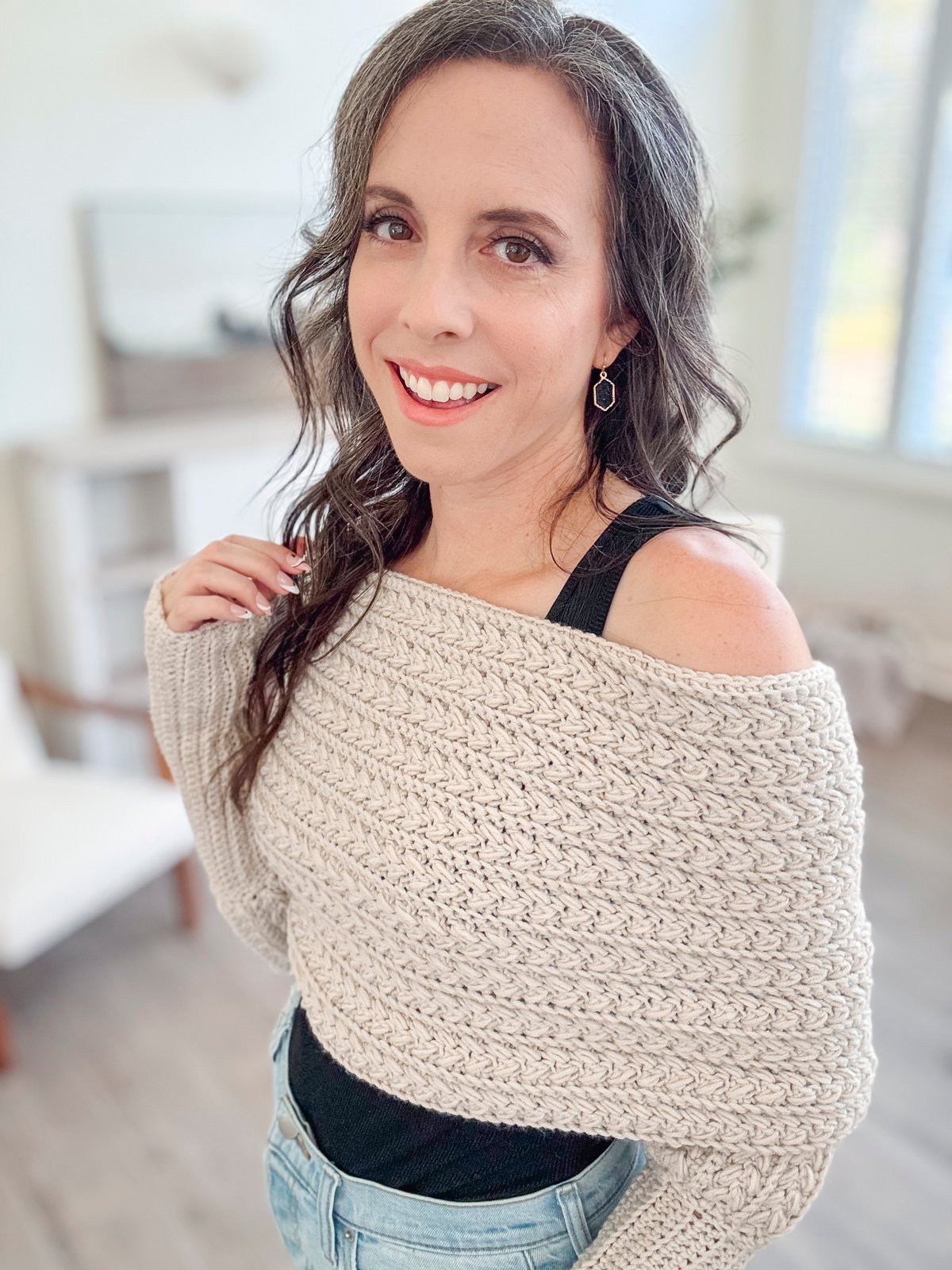 Winter Wheat Sweater Scarf Crochet Pattern (XS-5X) product image (7)