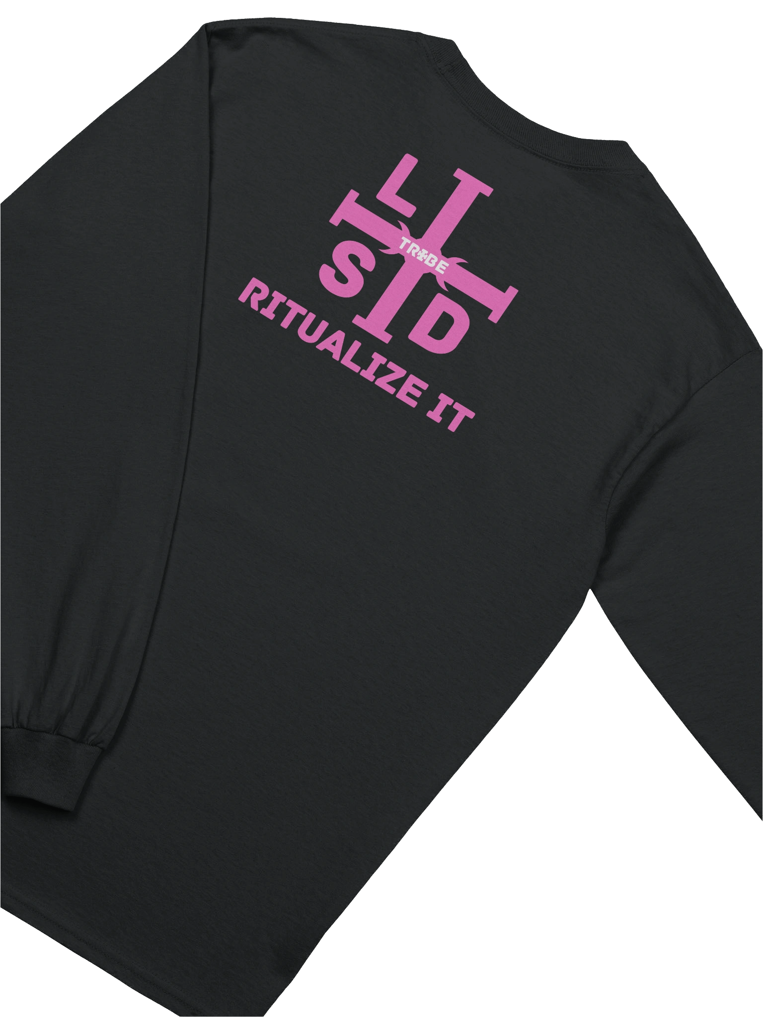 LSD TRIBE "Ritualize It" Mystic Long Sleeve Tee {Pink Emblem} product image (8)
