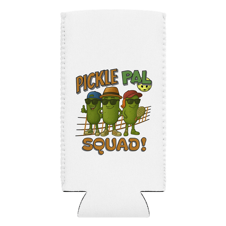 Pickle Pal Squad Pickleball Coozie Can Cooler product image (1)