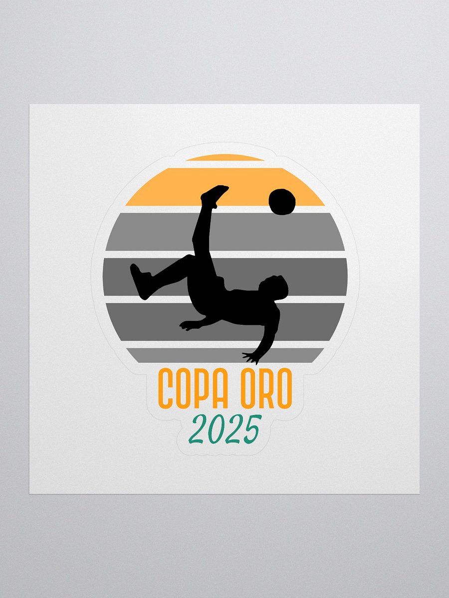 COPA ORO 2025 Soccer Player Kiss Cut Stickers product image (2)