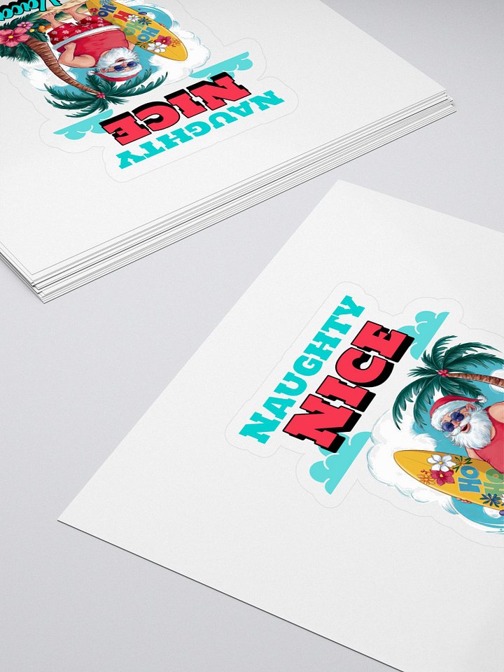 Santa's Surfing Adventure Sticker Set product image (1)