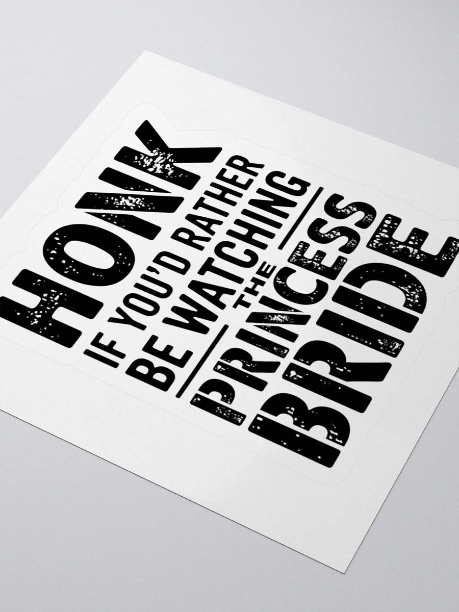Princess Bride Honk Kiss Cut Stickers product image (7)