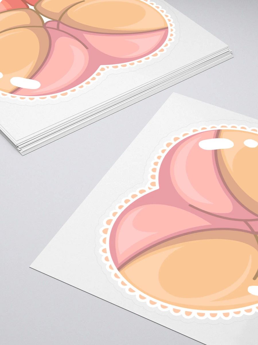 Pink Heart Booty Sticker product image (11)