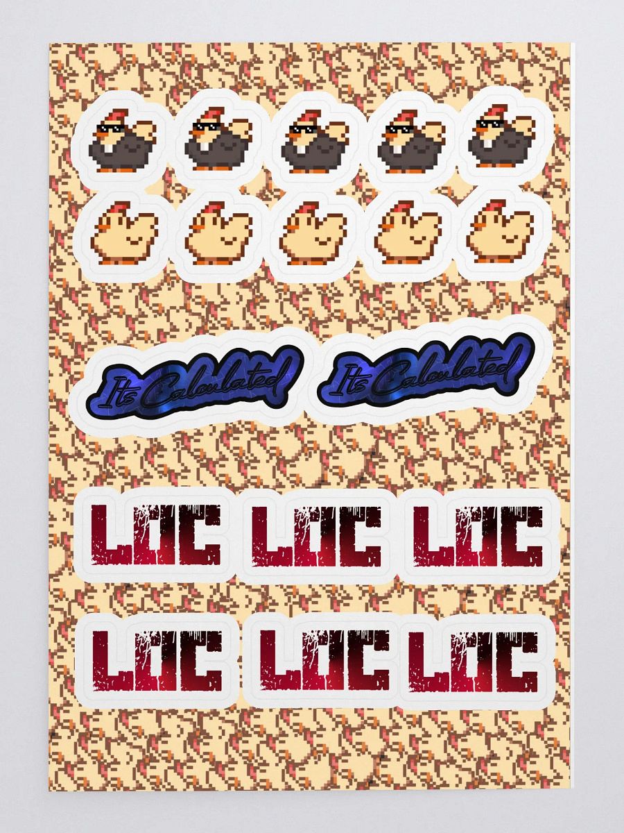 LOC Stuff Sticker Sheet product image (3)