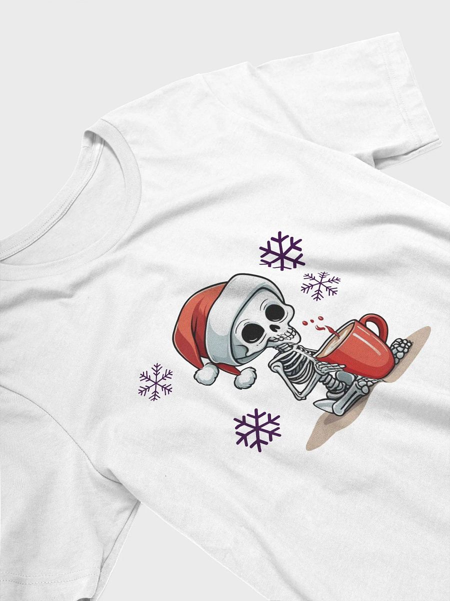 Cozy Christmas Skeleton T-Shirt product image (3)
