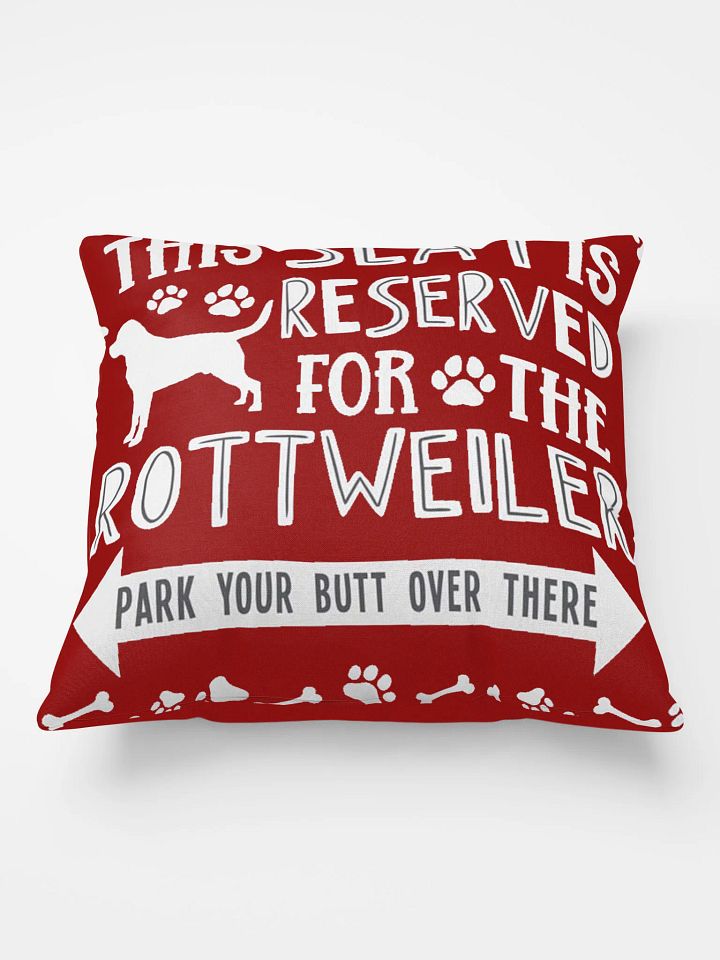 Seat reserved for the Rottweiler product image (1)