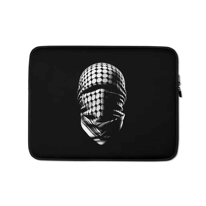 Geometric Guardian Laptop Sleeve | AI Design Free Palestina product image (1)
