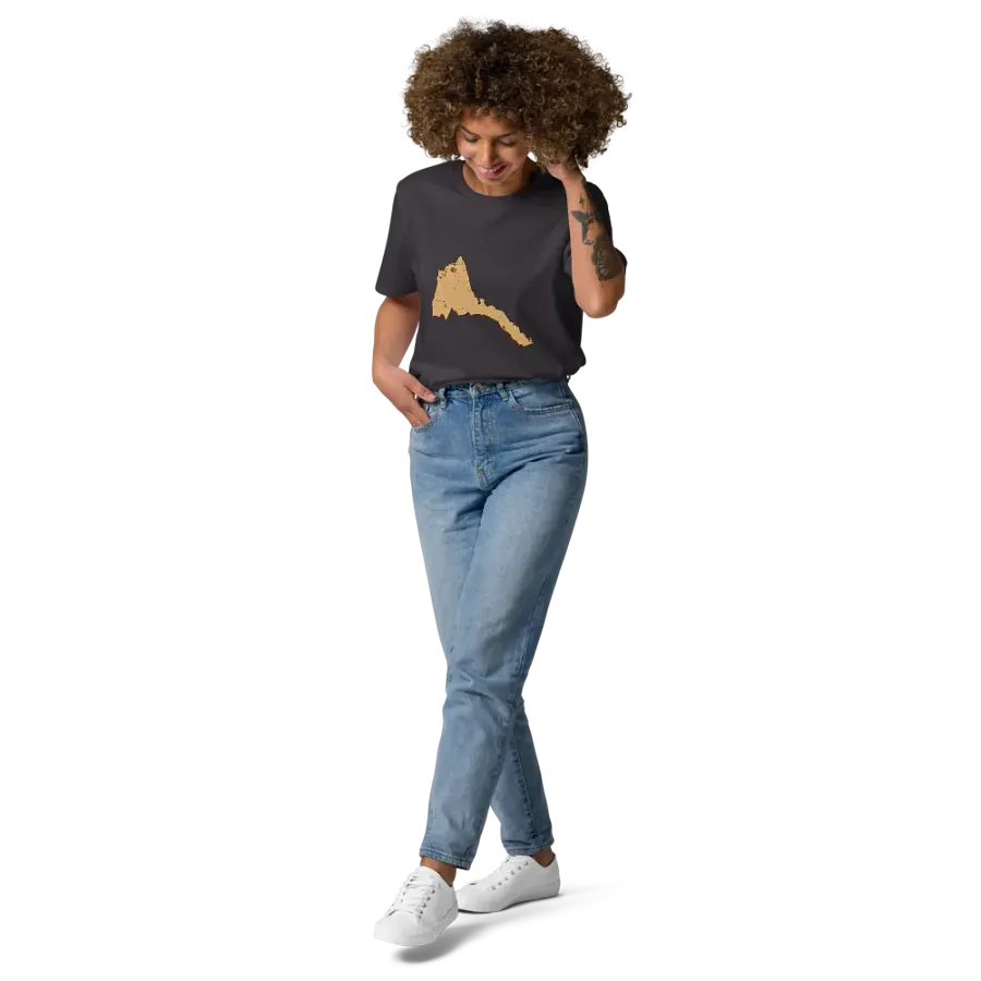 Vintage Eritrea Map Organic Tee product image (143)