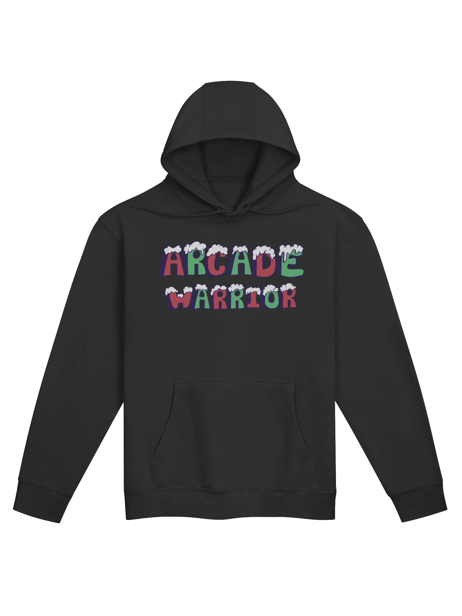 Arcade Warrior Holiday Logo Unisex Hoodie 2025 product image (1)