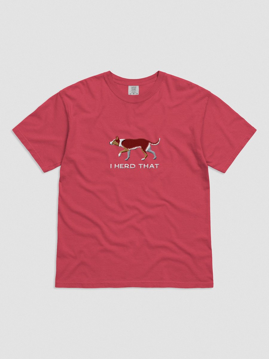 I Herd That T-Shirt(Embroidered) of an Australian Koolie(Red Tricolor) product image (41)