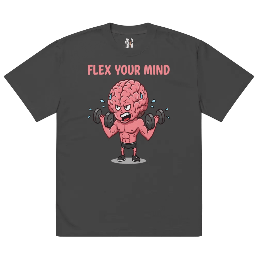 Flex Your Mind Oversized faded tee product image (2)