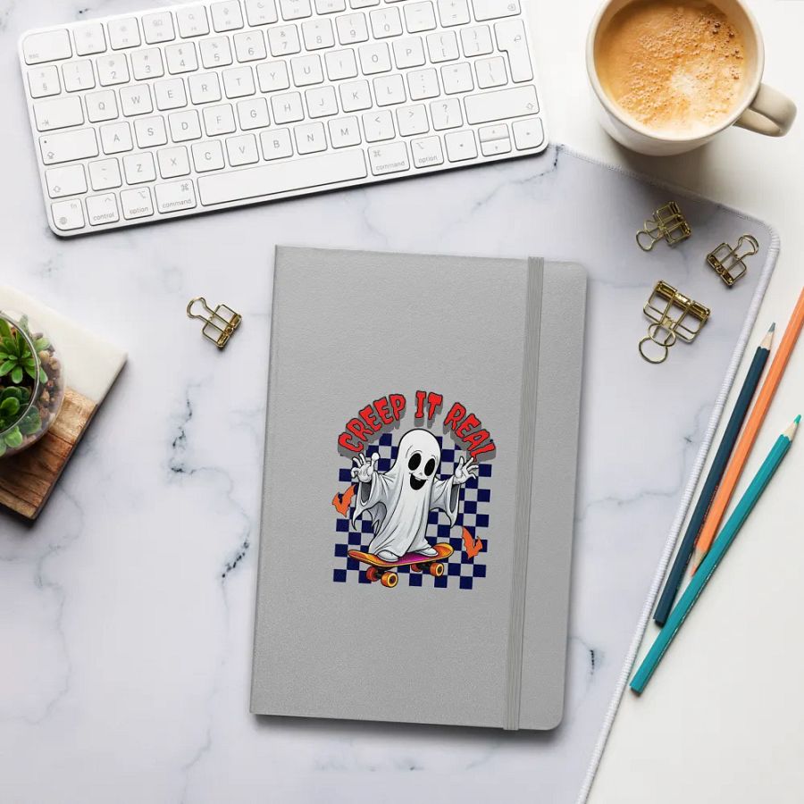 Creep It Real Skateboarding Spirit Hardcover Notebook product image (7)