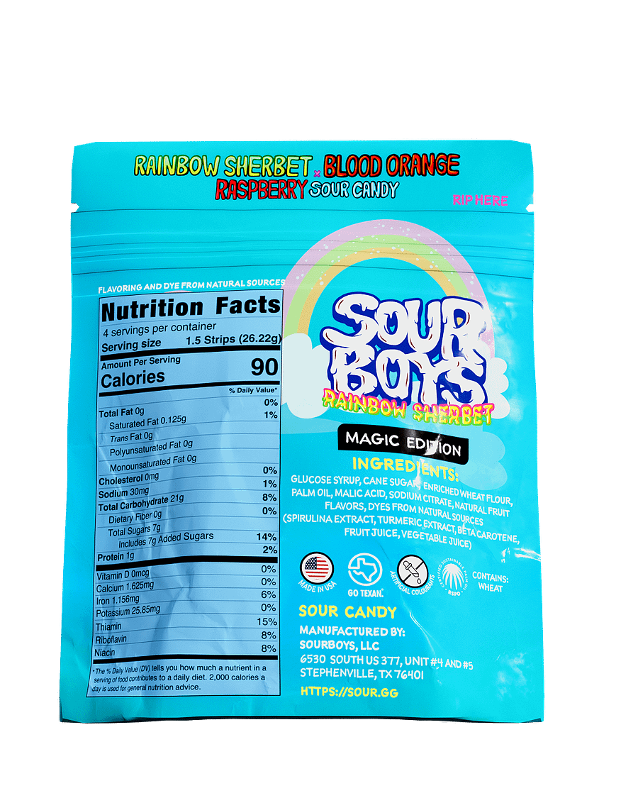 Rainbow Sherbet SourBoys product image (2)