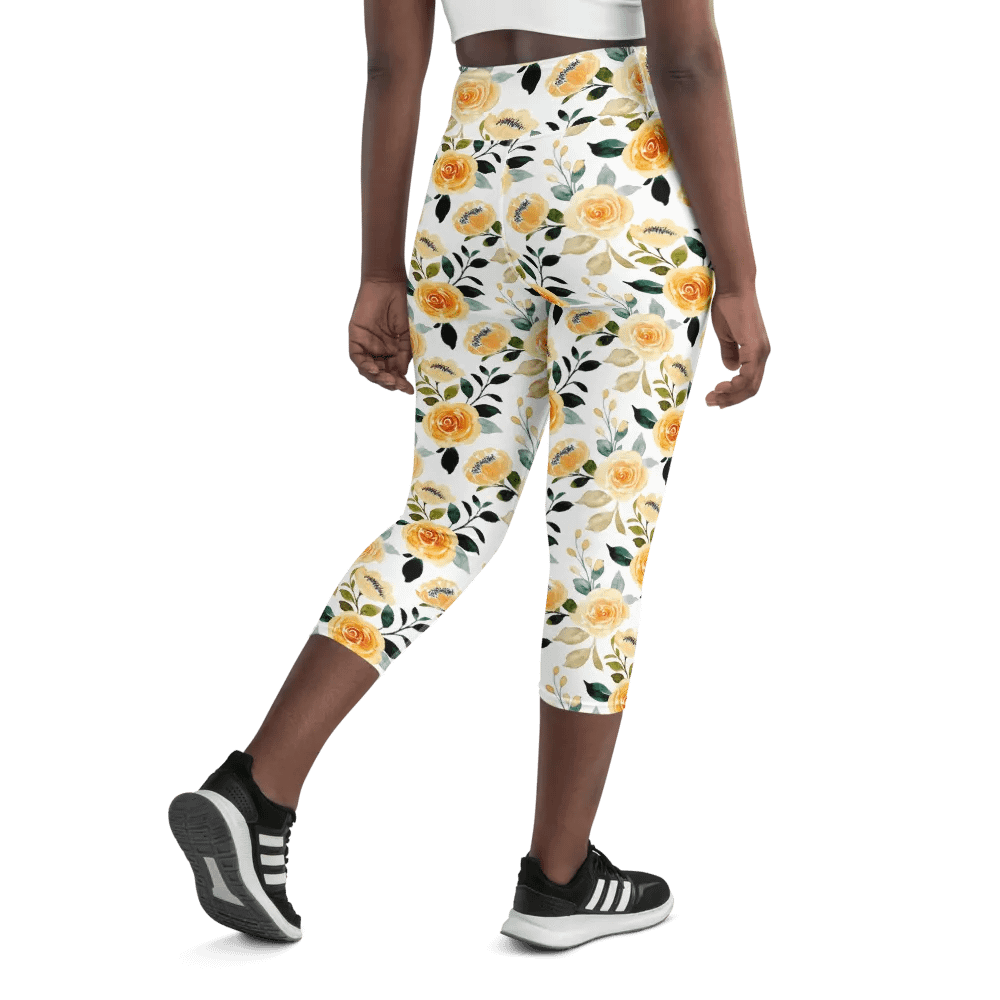 Yellow Rose Delight Leggings product image (8)