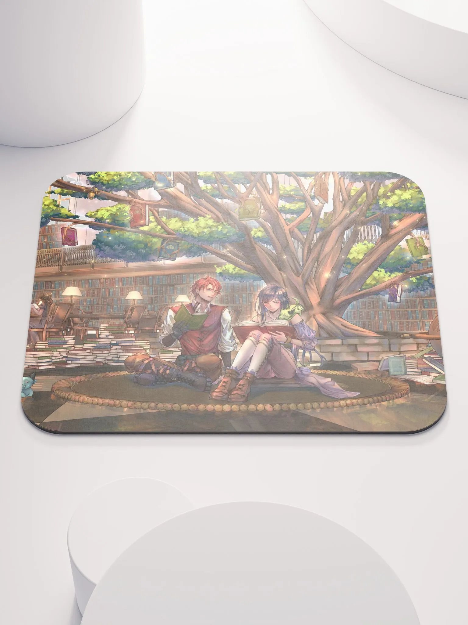 Legends and Librarians Book Tree Mouse Pad product image (1)