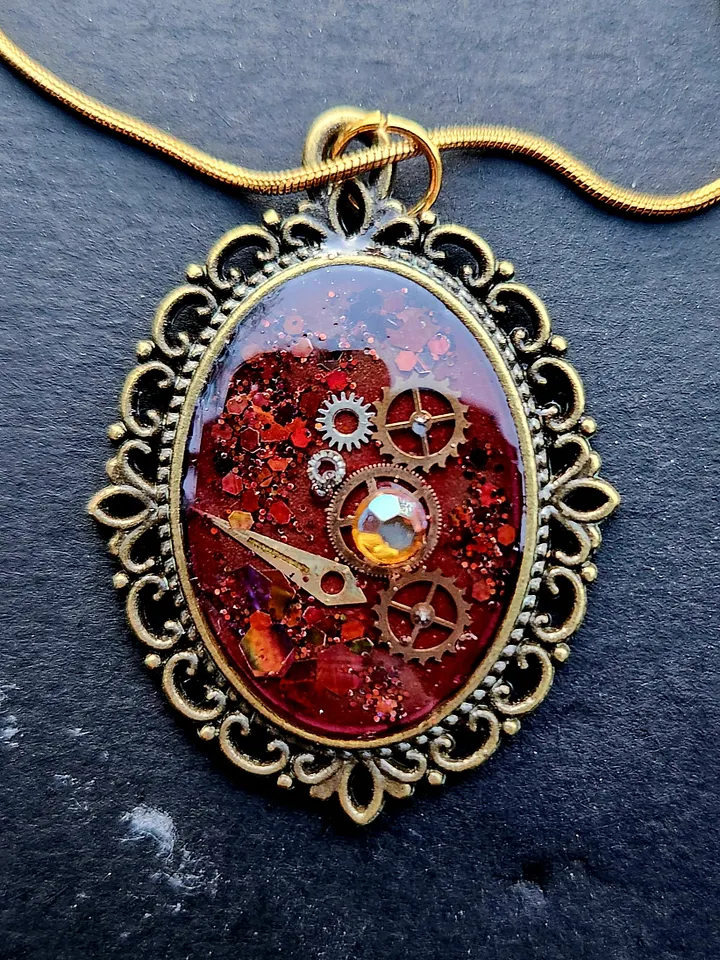 Steampunk Cameo Necklace product image (1)