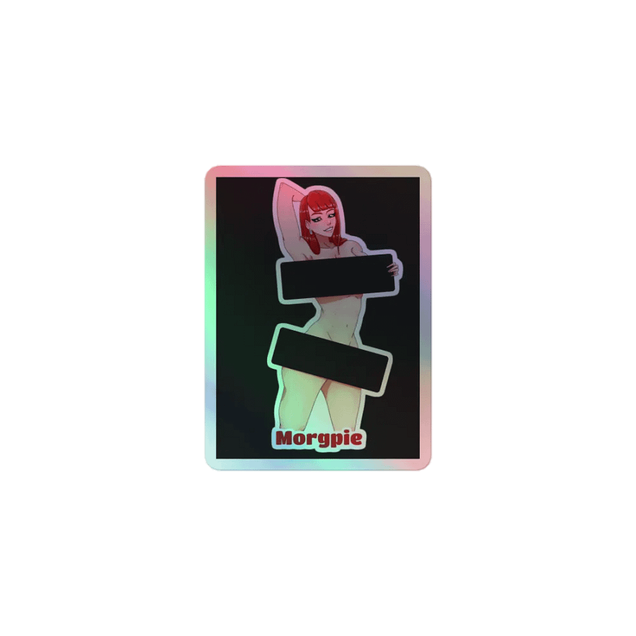 BLACK BAR META HOLO STICKER product image (2)