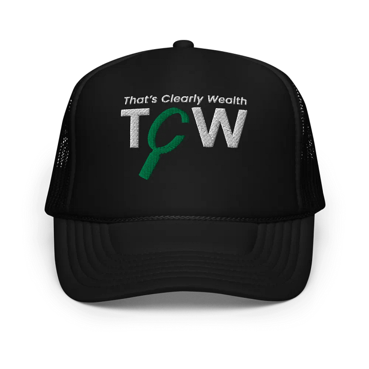 That's Clearly Wealth Trucker Hat product image (1)