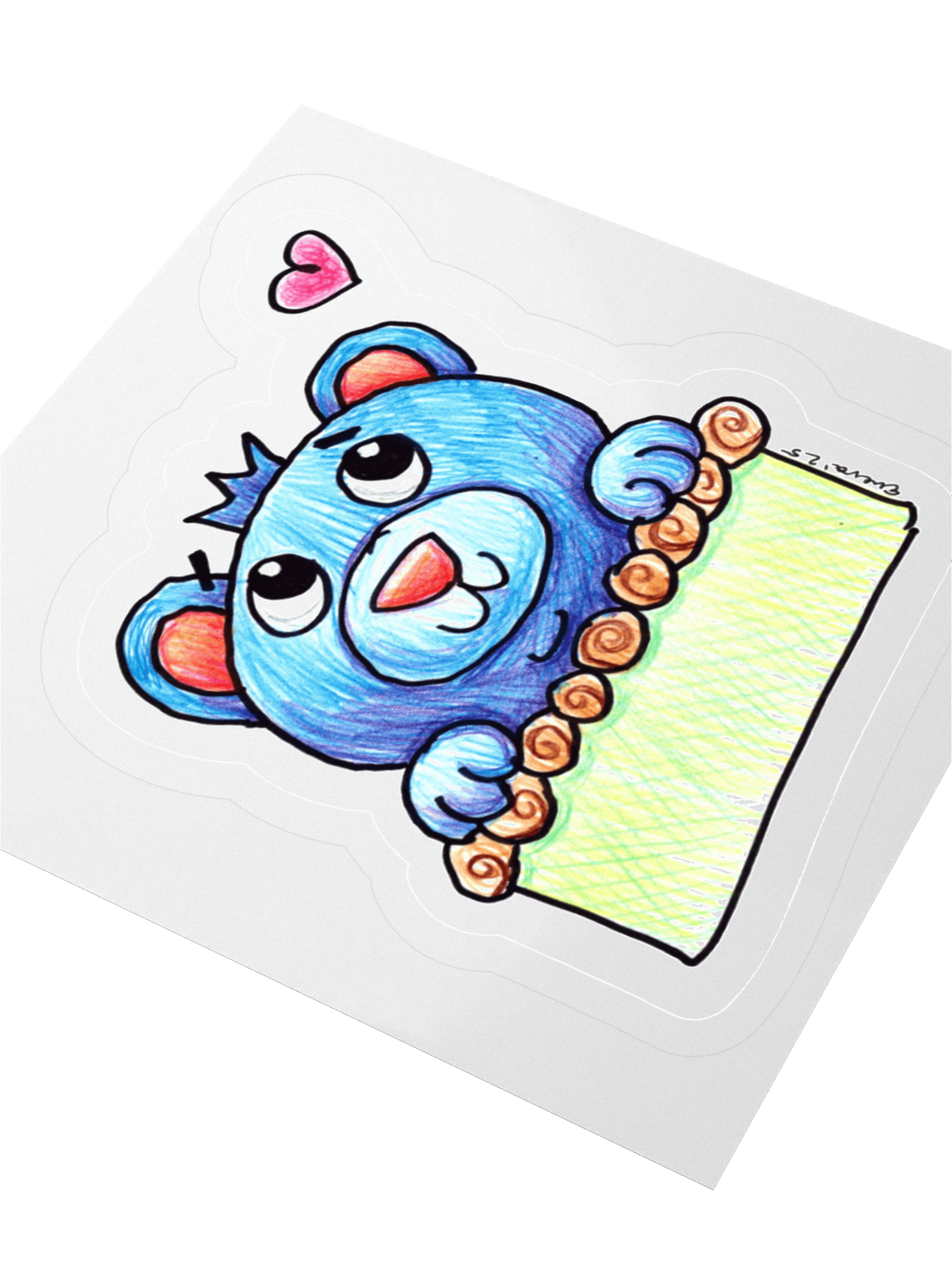 BlueBEARy Pie Sticker product image (3)