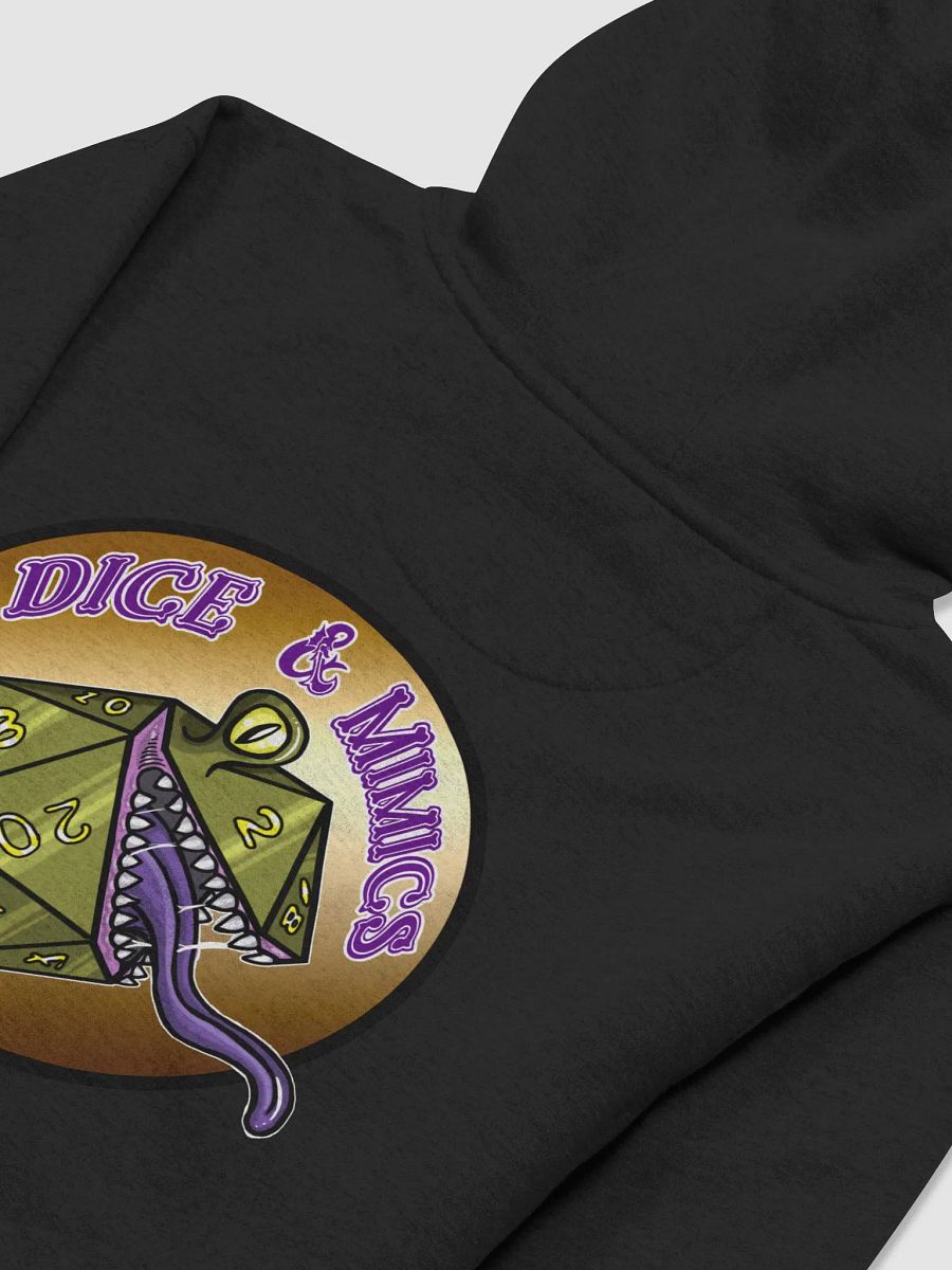 Dice and Mimics D20 Logo Hoodie Front & Back product image (43)