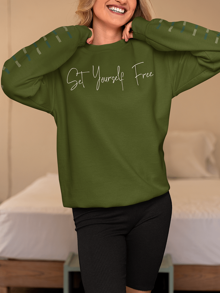 Set Yourself Free Self-love Gildan Sweatshirt product image (1)