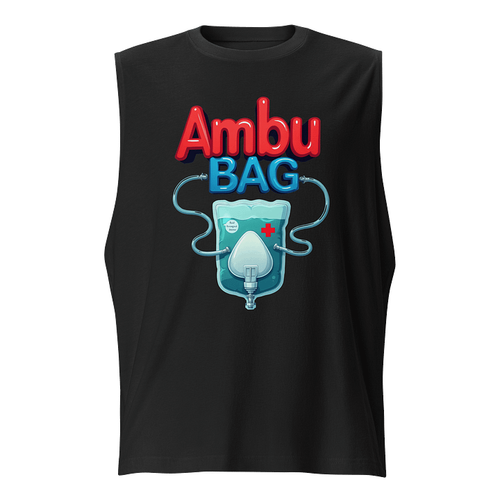 Ventilator Ambu Bag Cartoon Style Muscle Tank product image (1)